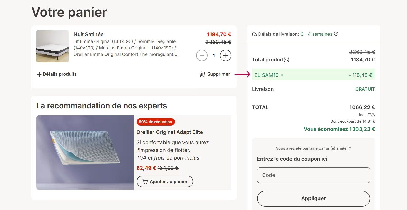emma france promo code